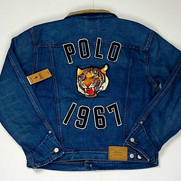 🐆 Polo Ralph Lauren Limited Edition Tiger Denim Jacket